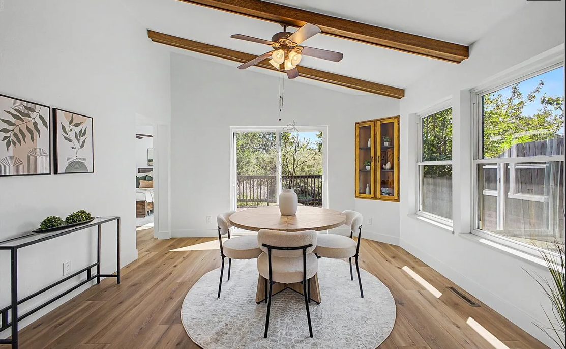 Sunlit Dining Nook — Basic Staging